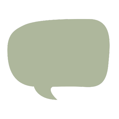 Empty Mint Speech Bubble Icon